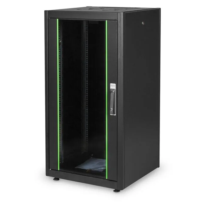 Netzwerkschrank 19'' 22U - DIGITUS Dynamic Basic - 1155x600x600 mm, Black — image 1