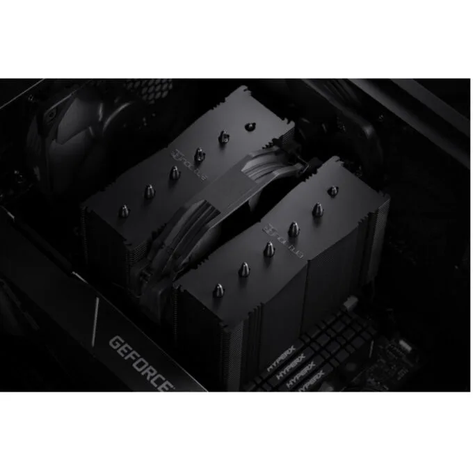 Noctua NH-D15S chromax.black Dual-Tower CPU Cooler - 140mm PWM Fan — image 7