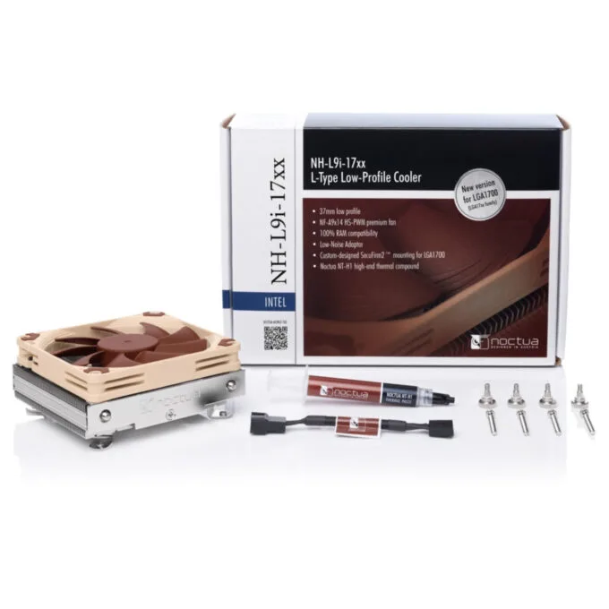 Noctua NH-L9i-17xx - Low-Profile CPU Cooler for LGA1700, 92mm Fan, Beige/Brown, 37mm Height — image 4