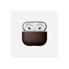 Nomad Airpods V3 Case Rustic Brown Leather