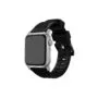 Nomad Rugged Strap Black Connectoor Silver 42 44 45 49mm