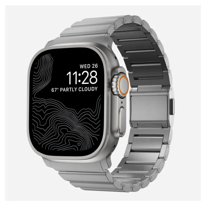 Nomad Strap Titanium Silver V2 42 44 45 49mm — image 1