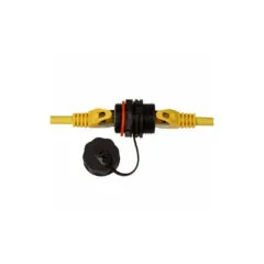 NP0083 OUTDOOR BULKHEAD PATCH COUPLER CAT6A 2xRJ45 IP68, LOGILINK