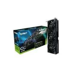 Palit GeForce RTX 5070 Infinity 3 OC - 12GB GDDR7 2542 MHz Boost Compact SFF - NE75070S19K9-GB2050S
