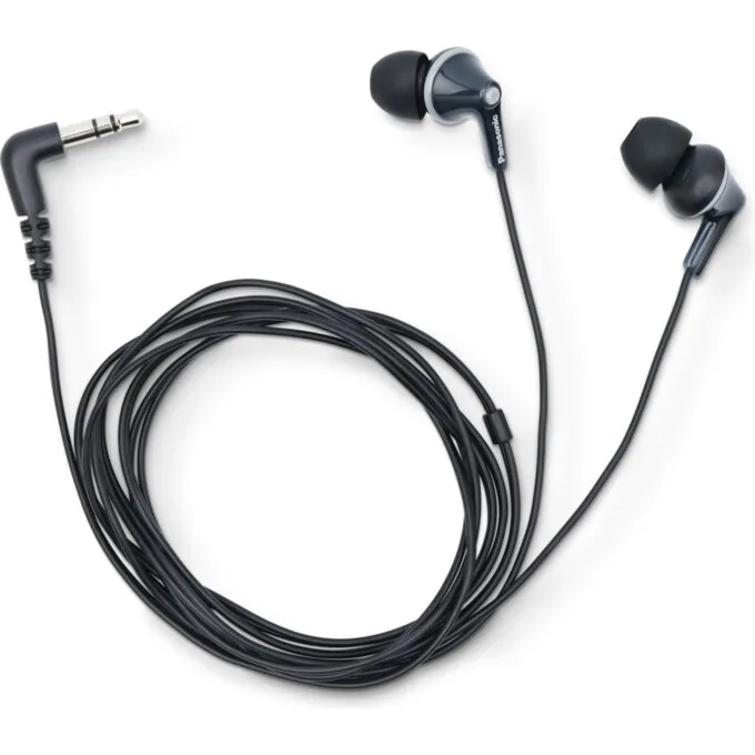 Panasonic RP-HJE125E-K - Wired In-Ear Headphones, 3.5 mm Jack, 9 mm Drivers, Black — image 2