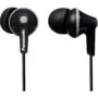 Panasonic RP-HJE125E-K - Wired In-Ear Headphones, 3.5 mm Jack, 9 mm Drivers, Black