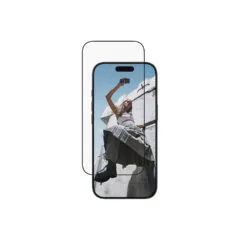 Panzerglass SAFE. by PanzerGlass Screen Protector w. Black Frame iPhone 17 iPhone 16 Pro Ultra-Wide Fit w. EasyAligner
