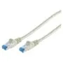 Patchkabel CAT6a RJ45 S FTP PiMF 1m Grau