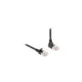Patchkabel RJ-45 Cat.6a S FTP, Slim 90° gewinkelt