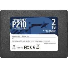 Patriot - P210 - 2 TB, Black, 2.5-inch, SATA III 6Gb/s