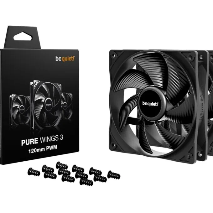 PC Case Fan Be Quiet! Pure Wings 3 PWM 120mm - BL141 - 3-pack — image 3