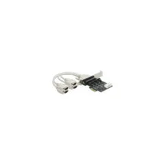 PCI Express x1 Karte zu 4 x Seriell RS-232 mit Spannungsversorgung 5 V 12 V