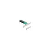 PCI Express x16 Karte zu 4 x intern SFF-8643 NVMe - Bifurcation - Low Profile Formfaktor