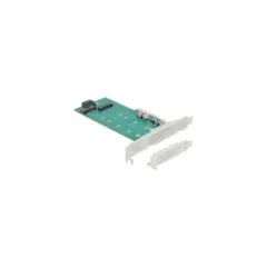 PCI Express x4 Card - 1 x M.2 Key B + 1 x NVMe M.2 Key M, Controller