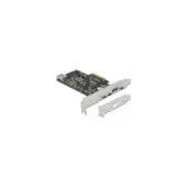 PCI Express x4 Karte zu 3 x USB Type-C + 2 x USB Typ-A - SuperSpeed USB 10 Gbps - Low Profile Formfaktor, USB-Controller
