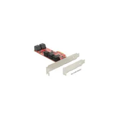 PCI ExpressCard x2 Card to 10x SATA 6 Gb s, Serial ATA-Controller