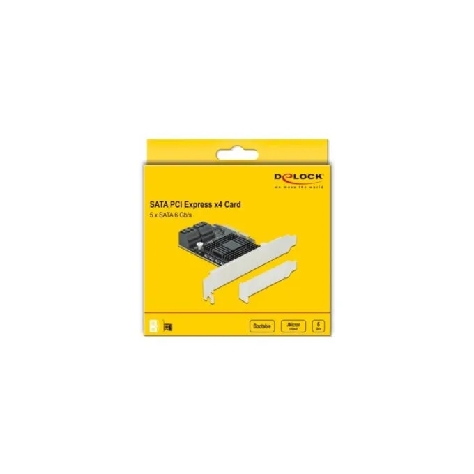 PCIe 5P SATA x4 LP, interface card - PCIe 5P SATA x4 LP — image 5
