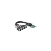 PCIe card to 8xSerial RS-232 DB9, interface card