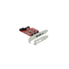 PCIe USB Expansion Card - PCIe x4 to 1x USB 3.2 Gen 2 USB-C, + 2xUSB-A, 1x internal USB 3.2 Gen 1, interface card