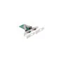 PCIe x1 card to 2x serial RS-232, interface card