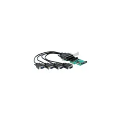 PCIe x1 card to 4 x serial RS-232 with 5V or 12V, interface card