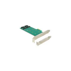 PCIe x1 to 2 x M.2 Key B Low Profi, Adapter