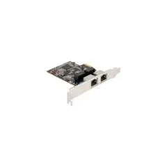 PCIe x1 to 2x RJ45 Gbit LAN-Adapter