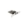 PCIe x1 to 2x RJ45 Gbit LAN-Adapter