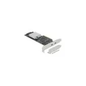 PCIe x8 to 2x external USB-X 3.2 Gen 2x2