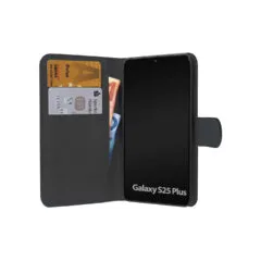 PEDEA Book Cover Classic fr Samsung Galaxy S25+ 5G. schwarz