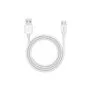 PEDEA Schnelllade- und Datenkabel USB-A USB-C. 1m. wei