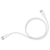 PEDEA Schnelllade- und Datenkabel USB-C USB-C. 1m. wei