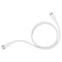 PEDEA Schnelllade- und Datenkabel USB-C USB-C. 1m. wei