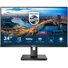 Philips 23.8-inch IPS Monitor - 243B1 - HDMI, DP, USB-C, Flat Panel