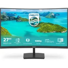 Philips 271E1SCA - 27 inch Curved VA Monitor (1500R) Full HD 1920x1080, 75Hz, 4ms, HDMI 1.4, Black