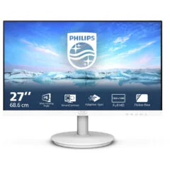 Philips 271V8AW/00 - 27-inch (68.6 cm) Full HD IPS Monitor, 75Hz, 4ms, HDMI 1.4 & VGA, White