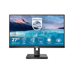 Philips 275S1AE - 27in QHD (2560x1440) IPS Monitor, 75Hz, 4ms, DVI/HDMI/DP, Black