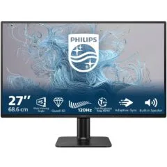 Philips 27E2N2500 27-inch QHD IPS 120Hz Monitor - DP 1.4, HDMI 2.0
