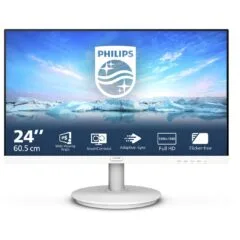 Philips 60.5cm (23.8") 241V8AW - IPS panel, 23.8" display, 100Hz, HDMI, White