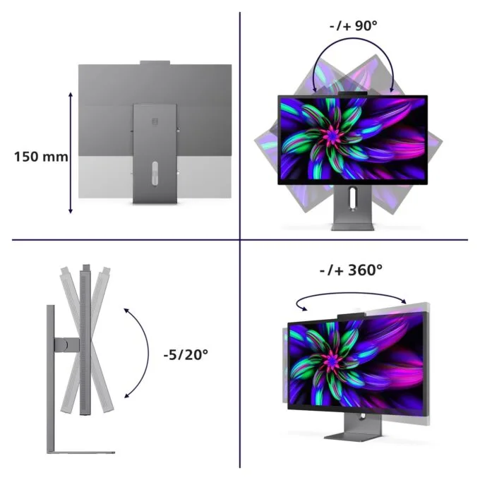 Philips 68.5cm (27.0') - 27E3U7903 - 16:09 HDMI+DP+USB+C 5K Li. — image 5