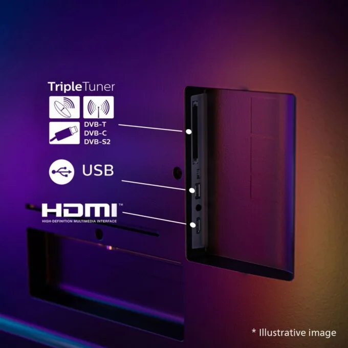 Philips Ambilight Smart TV TitanOS - 85MLED910 - 12 215cm 85' miniLED Ambilight Smart TV TitanOS — image 6