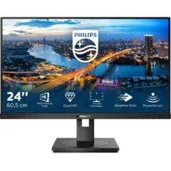 Philips B Line 245B1/00 - 24" QHD IPS Monitor (2560x1440), 75Hz, 4ms, Height/Pivot, Built-in Speakers, Black