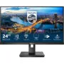 Philips B Line 245B1/00 - 24" QHD IPS Monitor (2560x1440), 75Hz, 4ms, Height/Pivot, Built-in Speakers, Black
