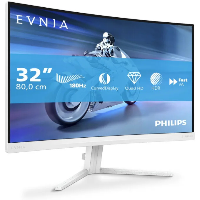Philips Evnia 5000 32M2C5501 31.5" QHD 1500R Curved 180Hz 1ms VA Gaming Monitor — image 1
