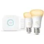 Philips Hue White Ambiance E27 8W Starter Set incl DS - E27, 2x bulbs, Dimmable, Zigbee