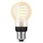 Philips Hue White Ambiance E27 Filament A60 Teardrop LED Smart Bulb - 4500 K, 550 lm, 7 W, Bluetooth, HomeKit compatible