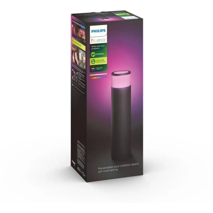 Philips Hue White & Color Ambiance Calla Floor Lamp Extension Large Black — image 7