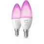 Philips Hue White & Color Ambiance E14 Candle Twin Pack 2x470 lm -