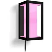 Philips Hue White & Color Ambiance Impress Outdoor Wall Light - Black, 2x8W LED, 24V, IP44, Dimmable