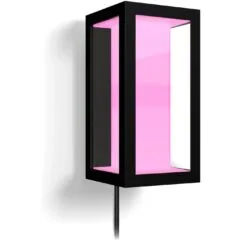 Philips Hue White & Color Ambiance Impress Outdoor Wall Light - Black, 2x8W LED, 24V, IP44, Dimmable